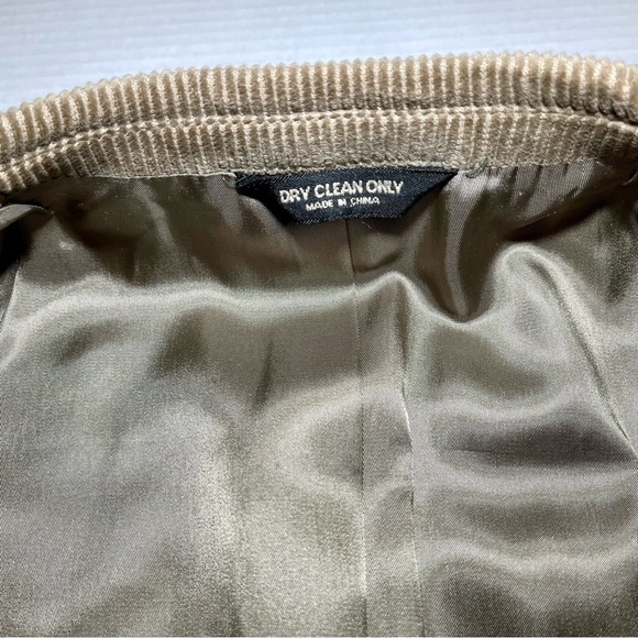 Lauren Ralph Lauren Blazer Size 44L Brown Corduroy 100% Cotton Jacket - Picture 9 of 11